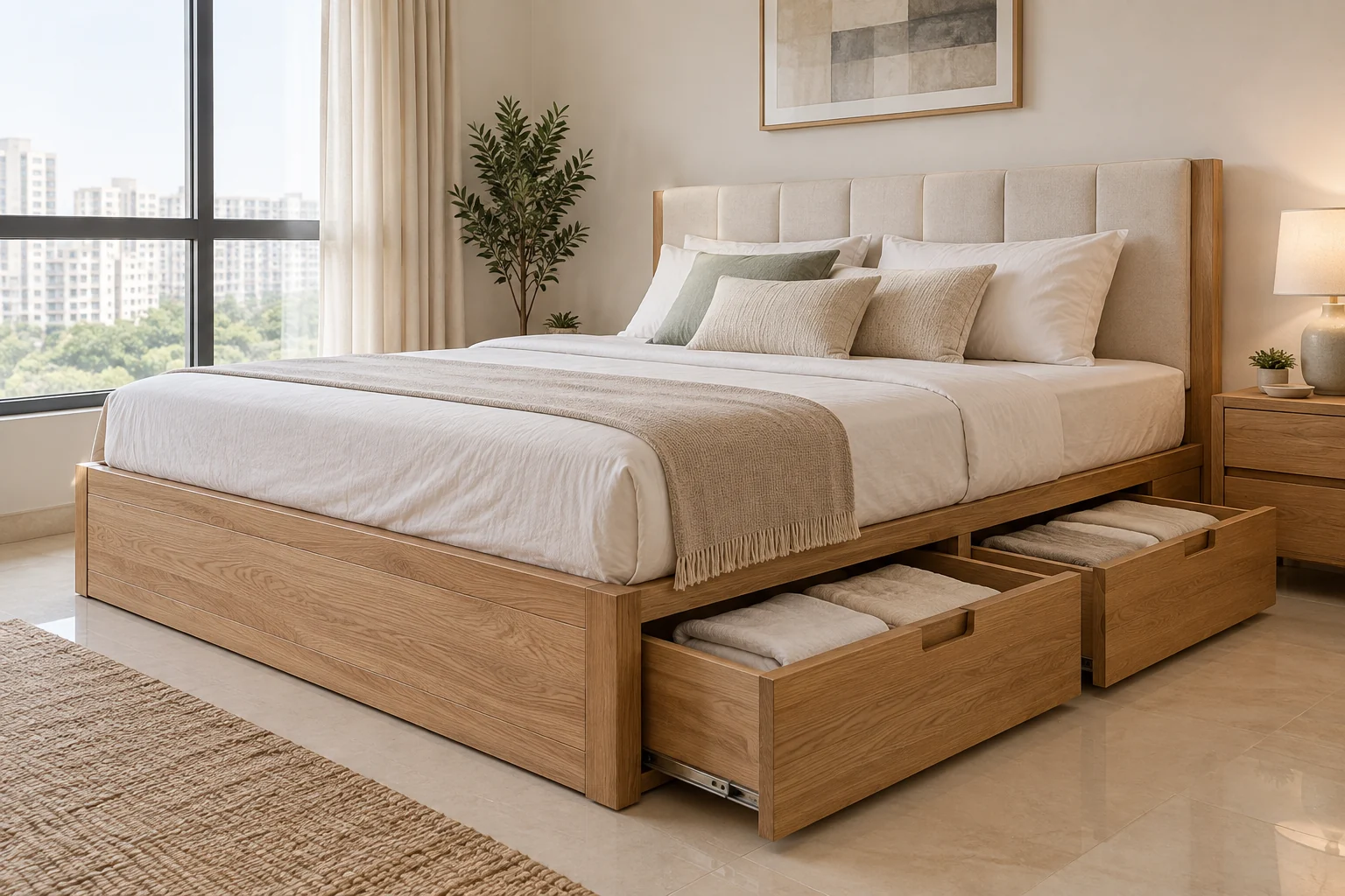 Check the fit before choosing furniture — illustrative design